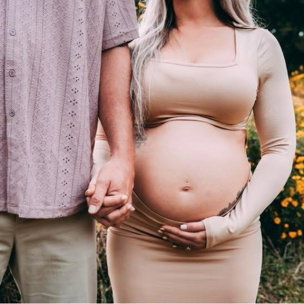 Shein Maternity Cutout Dress